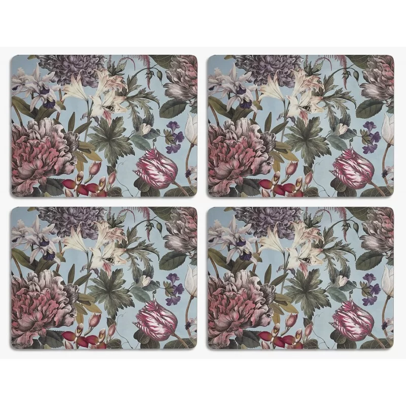 Kew Gardens table mats Bee Floral pattern all 4