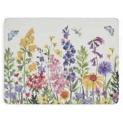 Multi coloured Pimpernel Wildflowers tablemats