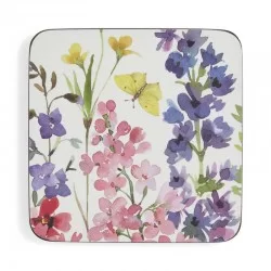Pimpernel Wildflowers coasters single