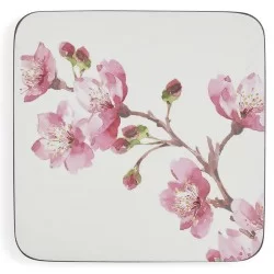 Pink Blossom coasters by Pimpernel single