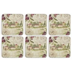 Olive Orchard coasters by Pimpernel