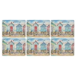 Beach Huts placemats from Pimpernel all 6