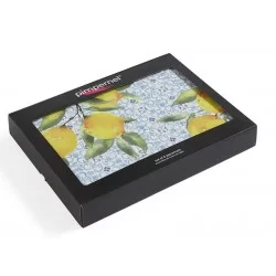Amalfi Lemons tablemats by Pimpernel packaging box for set of 6