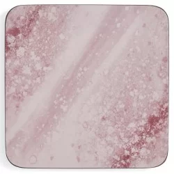 Mineral Rose Quartz coaster by Pimpernel