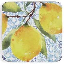 Amalfi Lemons drinks coaster by Pimpernel