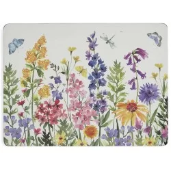 Colourful large size Wildflowers placemats by Pimpernel