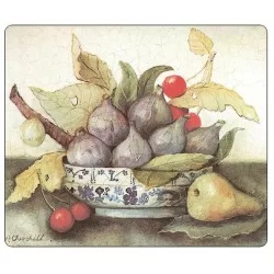 Mediterranean Fruit tablemats melamine by Lady Clare green colour palette