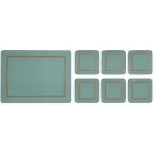 Green Placemats & Coasters Set, Matching Pimpernel Pack