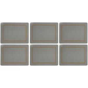 Grey Placemats & Coasters Pimpernel Set, Matching Pack