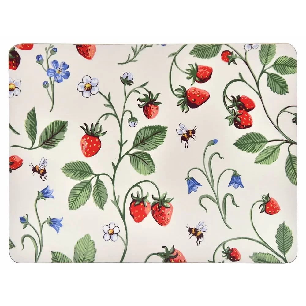 Strawberry Patch placemats by Ulster Weavers Strawberry Patch placemats by Ulster Weavers