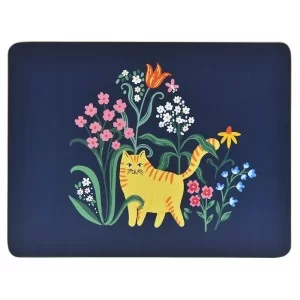 Marmalade Meadow Placemats by Ulster Weavers, dark blue single