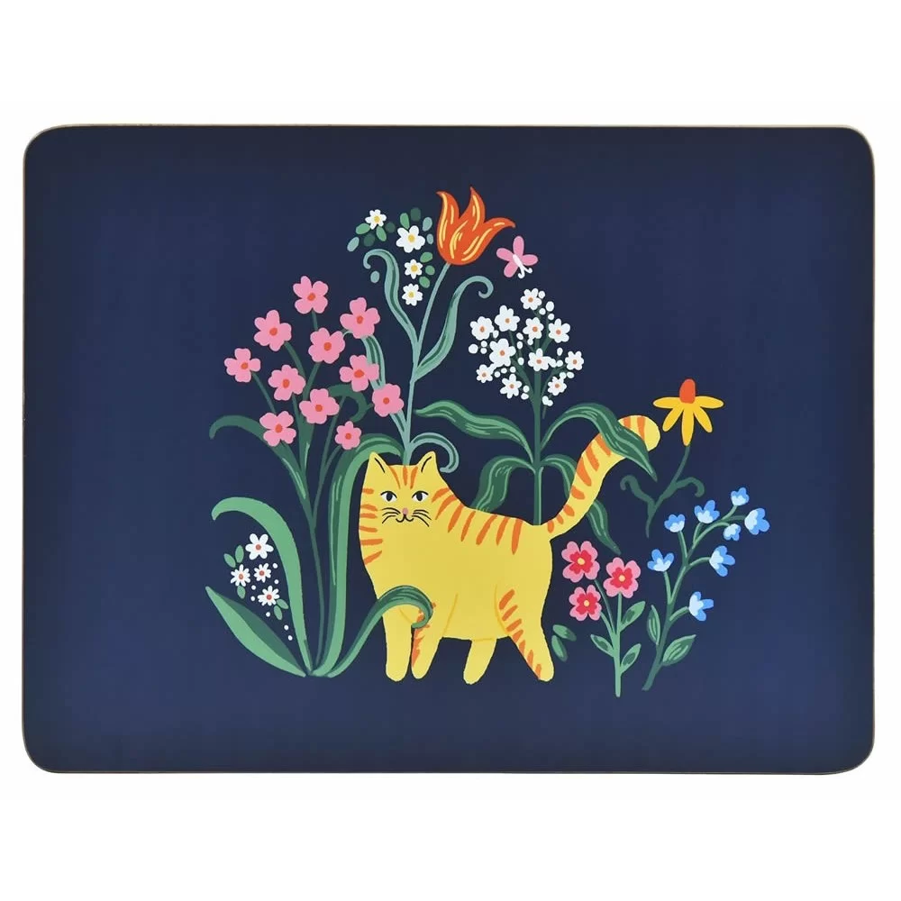 Marmalade Meadow Placemats by Ulster Weavers, dark blue single Marmalade Meadow Placemats by Ulster Weavers, dark blue single