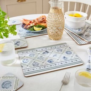 Ulster Weavers Coastal Treasures Placemats on dining table