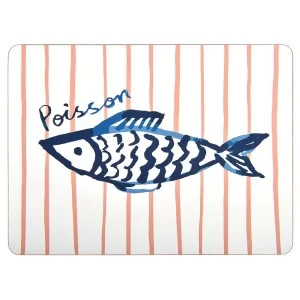 Catch of the Day Placemats fish design single mat