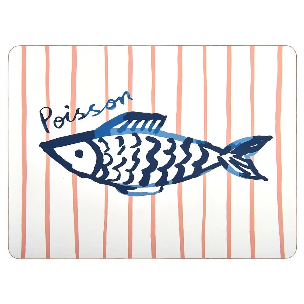Catch of the Day Placemats fish design single mat Catch of the Day Placemats fish design single mat