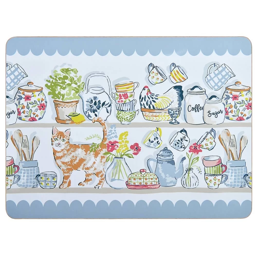 Pantry Cats Placemats by Ulster Weavers single Pantry Cats Placemats by Ulster Weavers single