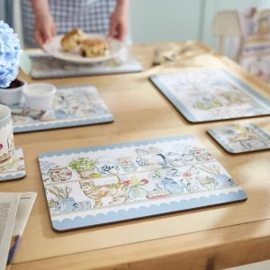 Pantry Cats Placemats by Ulster Weavers on dining table