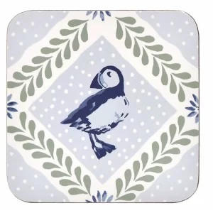 Coastal Treasures Coaster by Ulster Weavers, puffin design