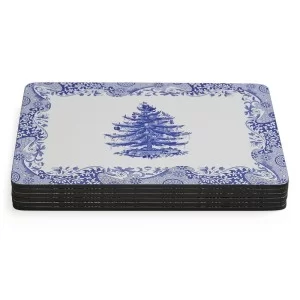 Blue Italian Christmas Placemat single by Spode