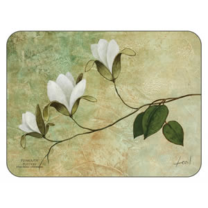 Stylish Plymouth Pottery Ivory Blossom placemats